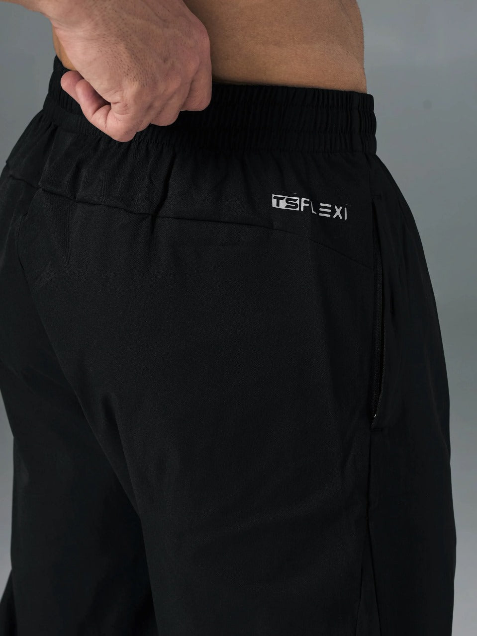 TechnoSport Men's Ragular-Fit Solid Track OR-229 (Black)