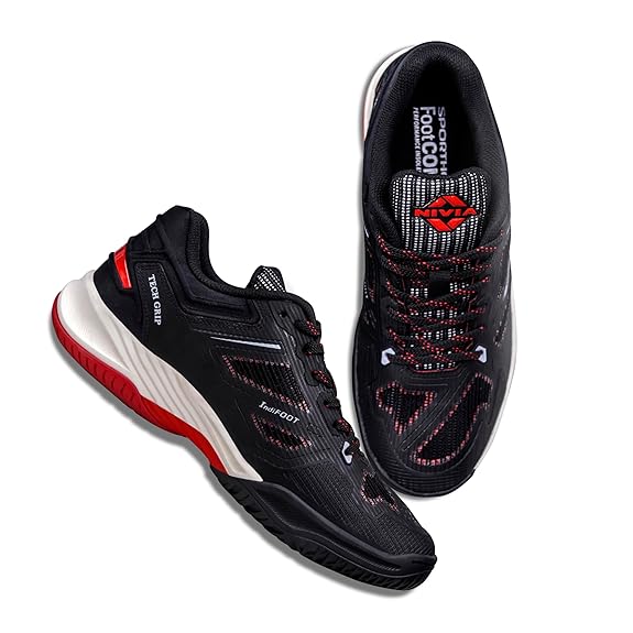 Nivia OPA Pickleball & Padel Court Shoes For Men - Black