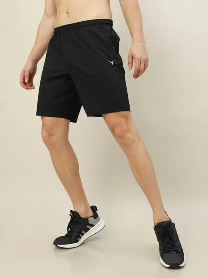 TechnoSport Men's Dry-Fit Shorts OR-76 (Black)