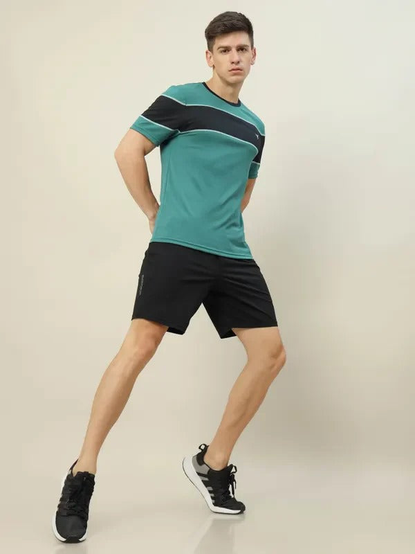 TechnoSport Men's Dry-Fit Shorts OR-76 (Black)