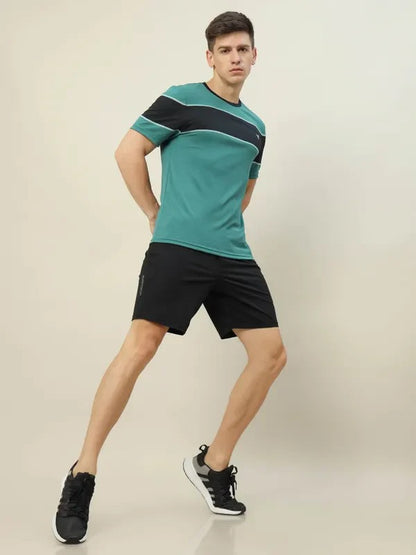 TechnoSport Men's Dry-Fit Shorts OR-76 (Black)