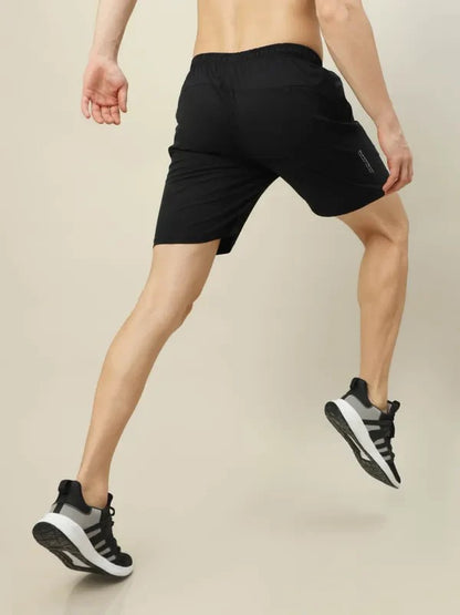 TechnoSport Men's Dry-Fit Shorts OR-76 (Black)