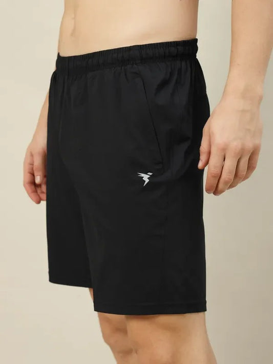 TechnoSport Men's Dry-Fit Shorts OR-76 (Black)