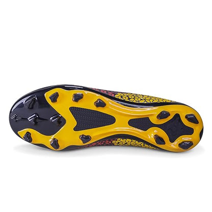 Nivia Ignite Football Shoes for Men (Black/Yellow)