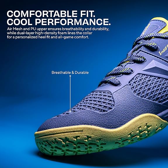 Nivia Jury Badminton Shoes For Men (Blue)