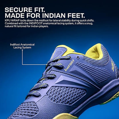 Nivia Jury Badminton Shoes For Men (Blue)