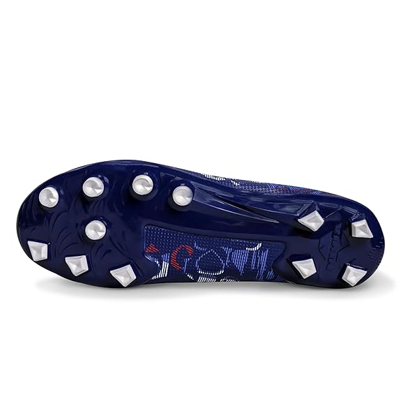 NIVIA Safari Football Shoes for Men (Blue)