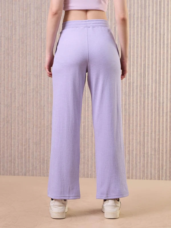 Technosport Women Relaxed Fit Trackpants WR-133 - Blue Berry Violet Mel