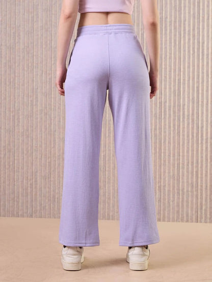 Technosport Women Relaxed Fit Trackpants WR-133 - Blue Berry Violet Mel