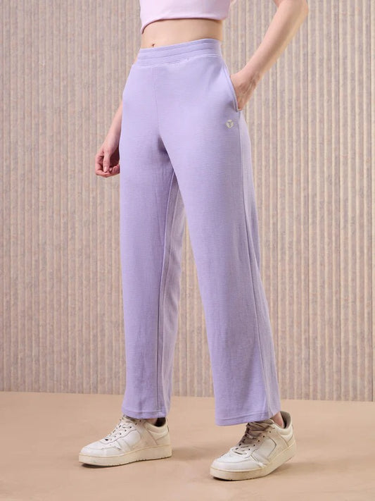 Technosport Women Relaxed Fit Trackpants WR-133 (Blue Berry Violet Mel)