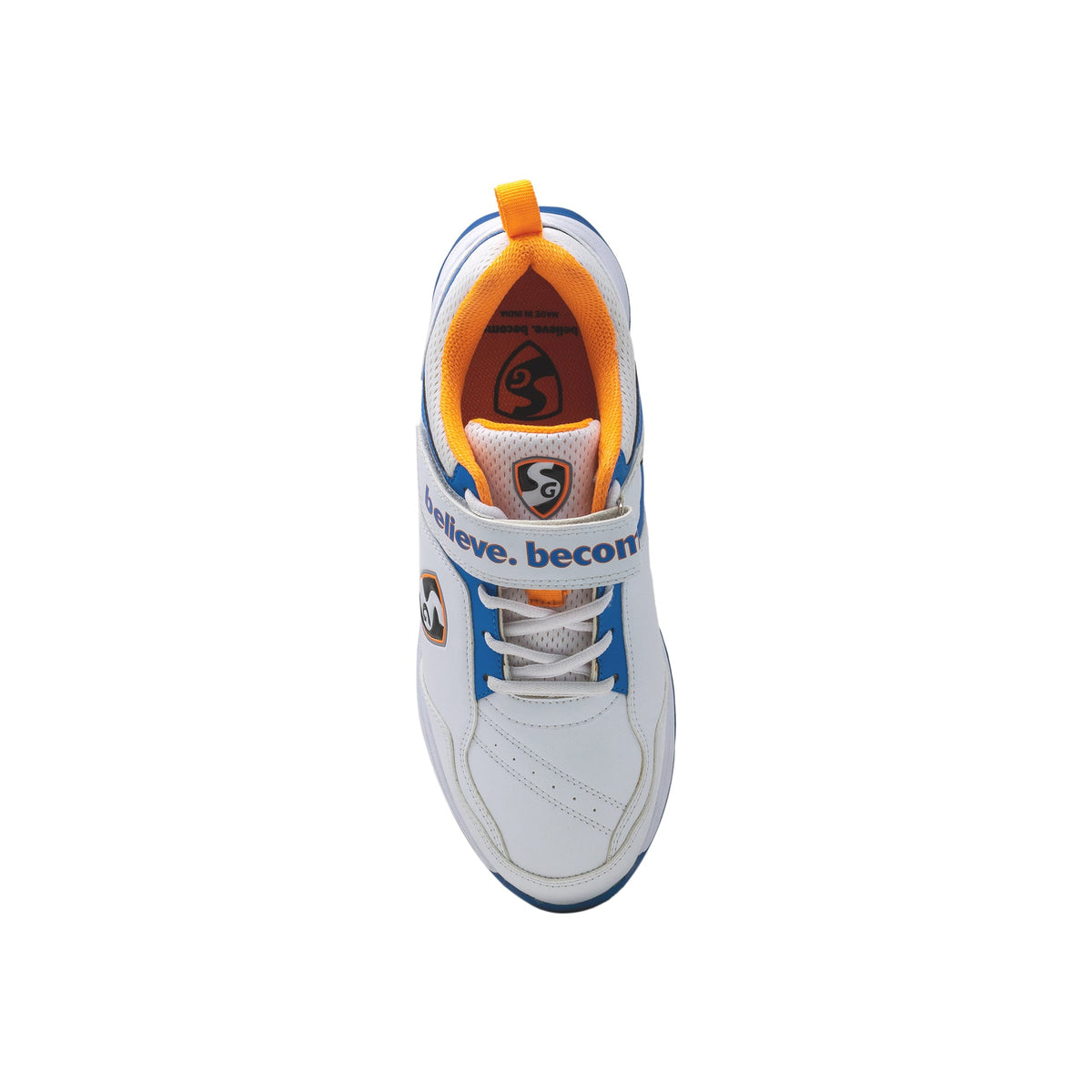 SG Century 6.0 Cricket Shoes White/Blue