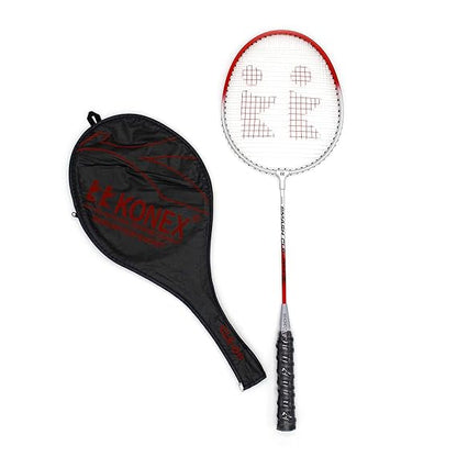 KONEX Badminton Racket CLS 011 (Silver/Red)