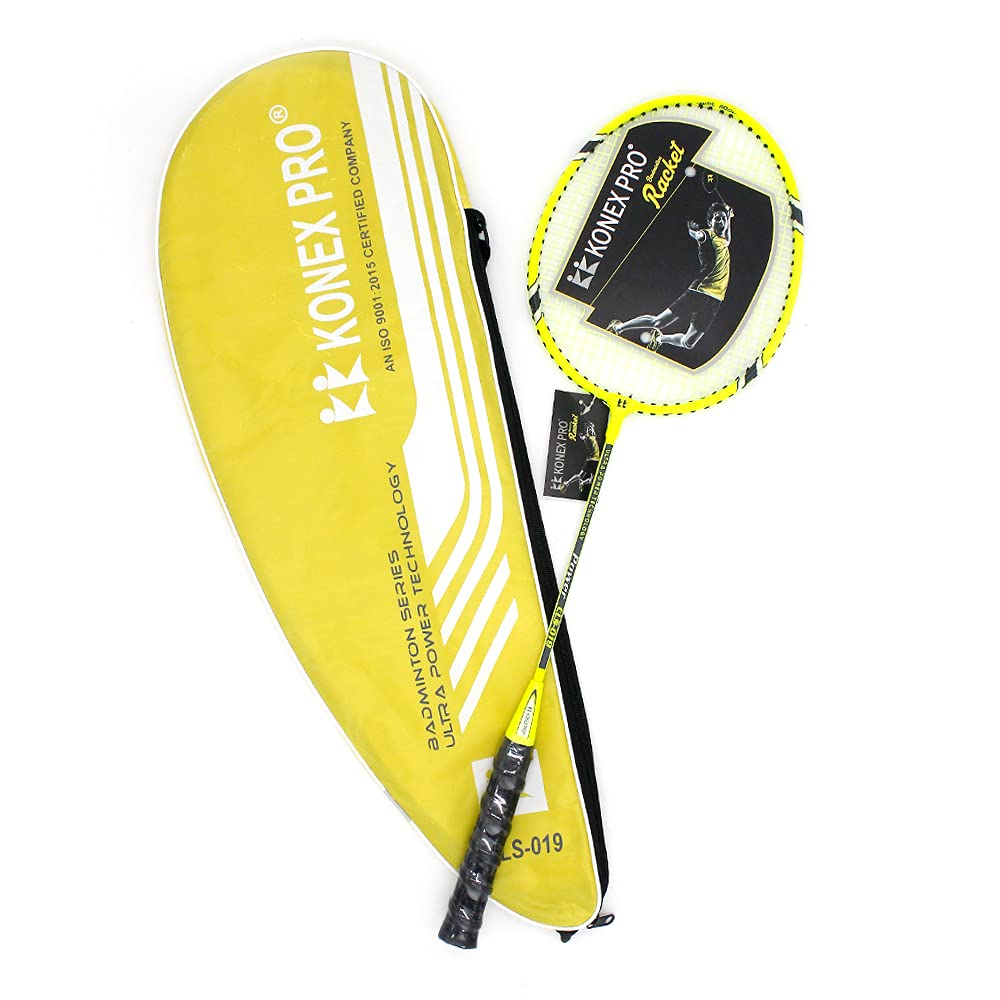 Konex Racket KONEX Badminton Racket CLS 019 (Yellow) – Jalandhar Style