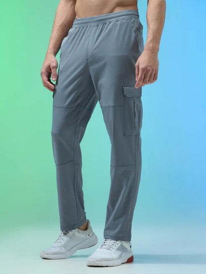 TechnoSport Men's Dry-Fit Solid Track P-842 (Carbon Grey)