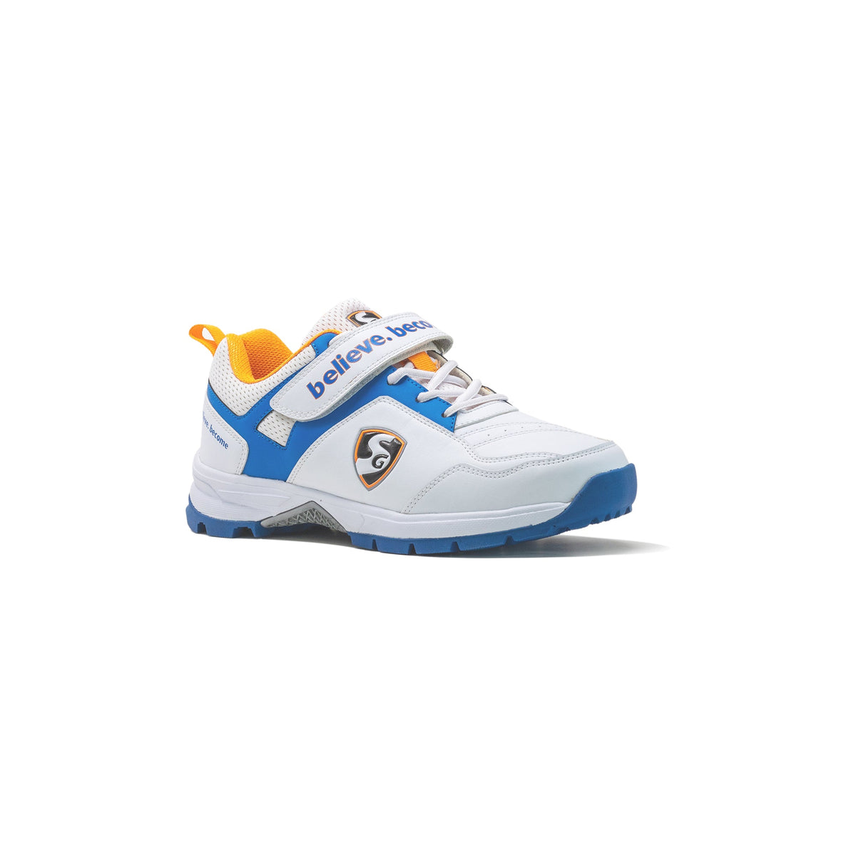 SG Century 6.0 Cricket Shoes White/Blue