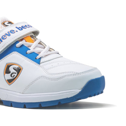 SG Century 6.0 Cricket Shoes White/Blue