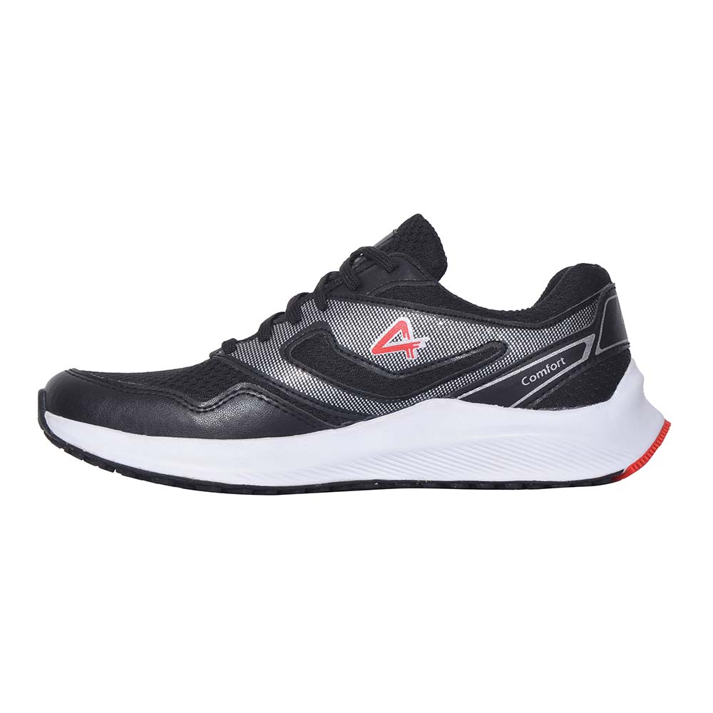Sega Comfort Running Shoes - Black/White