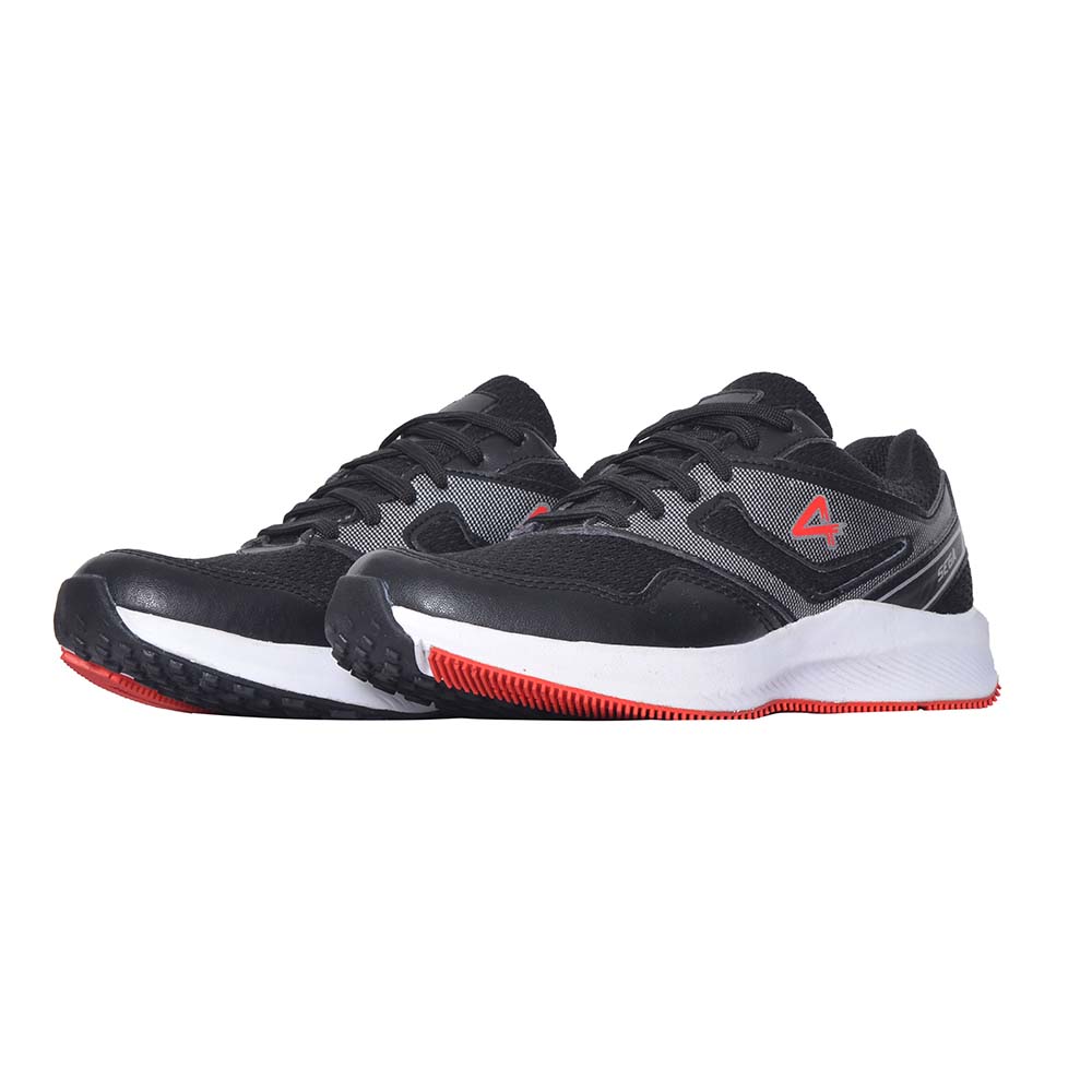 Sega Comfort Running Shoes - Black/White