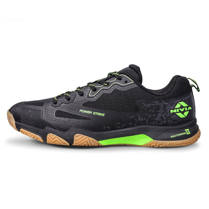 Nivia Powerstrike 4.0 Badminton Shoes for Men (Black)