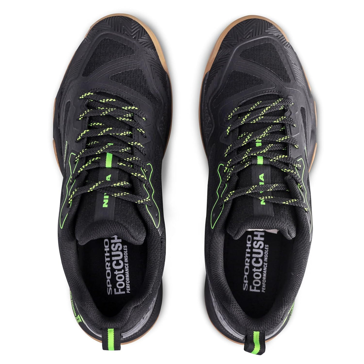 Nivia Powerstrike 4.0 Badminton Shoes for Men - Black