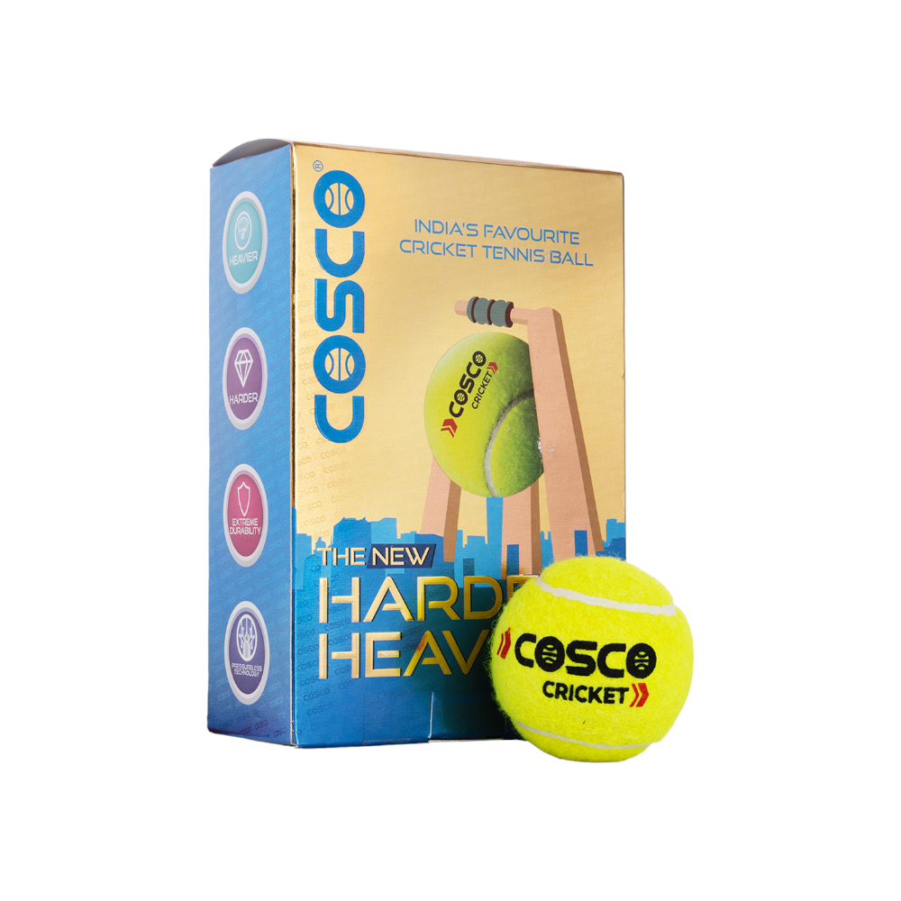 Cosco Cricket Tennis Balls Set of 6 PCS