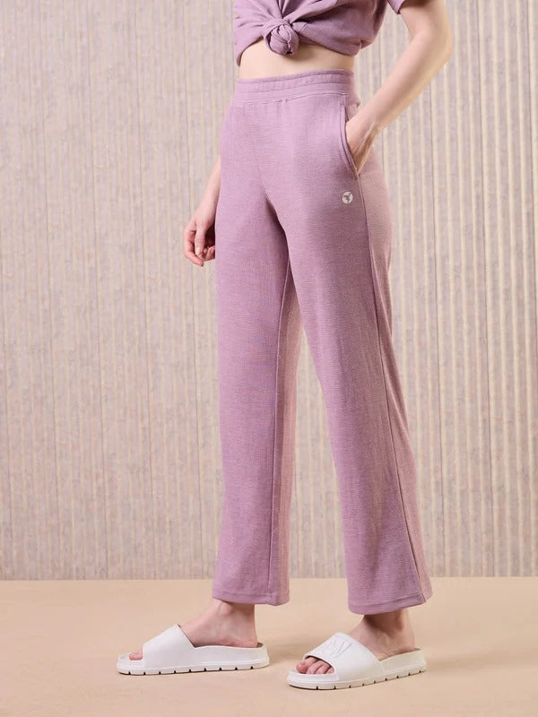 Technosport Women Relaxed Fit Trackpants WR-133 (Dusty Pink)