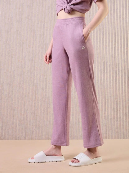 Technosport Women Relaxed Fit Trackpants WR-133 (Dusty Pink)
