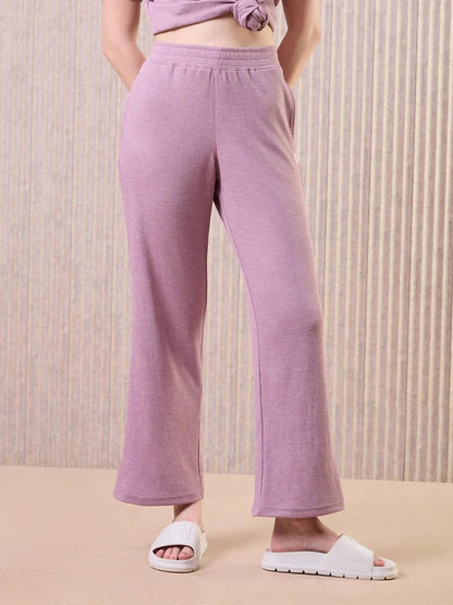 Technosport Women Relaxed Fit Trackpants WR-133 - Dusty Pink