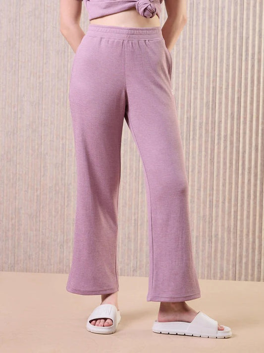 Technosport Women Relaxed Fit Trackpants WR-133 (Dusty Pink)
