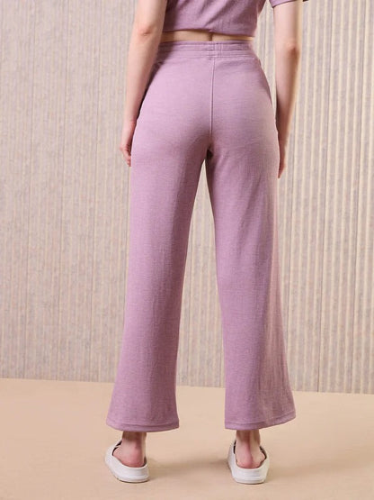 Technosport Women Relaxed Fit Trackpants WR-133 - Dusty Pink