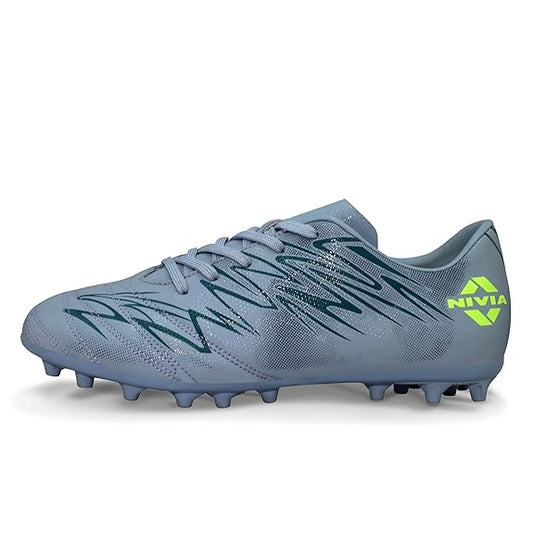 Nivia Encounter 11 Football Shoes for Men (Grey)