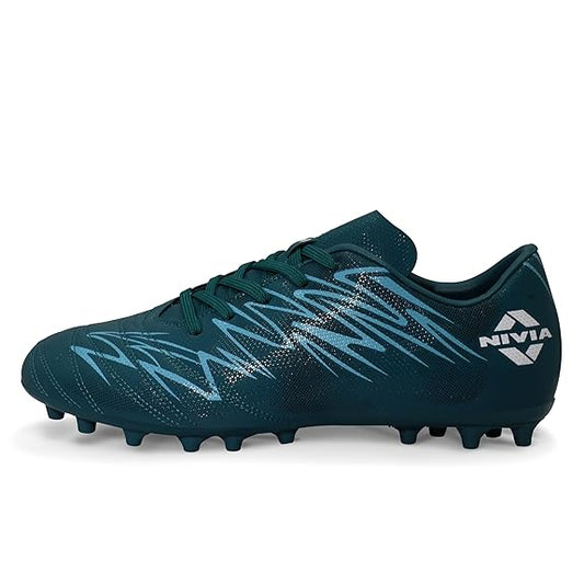 Nivia Encounter 11 Football Shoes for Men (Green)