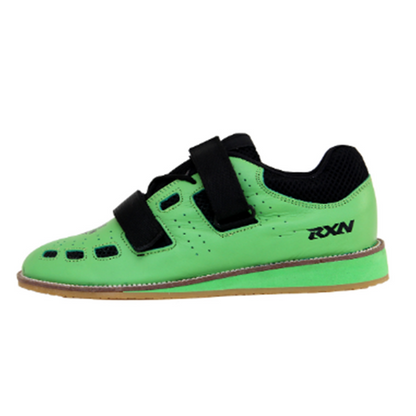 RXN World Star Weightlifting Shoes - Green/Black
