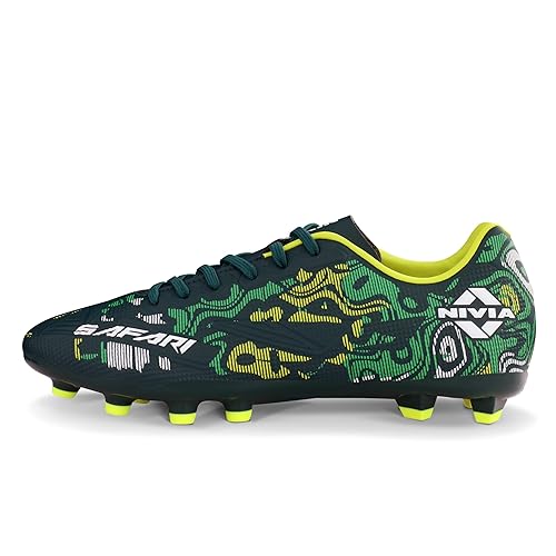 NIVIA Safari Football Shoes for Men (Green)