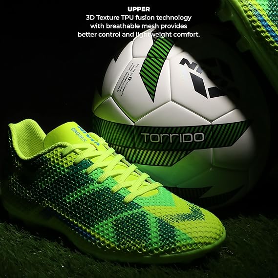 Nivia Dagger Football Shoes for Men (Green)