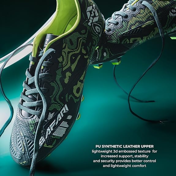 NIVIA Safari Football Shoes for Men (Green)