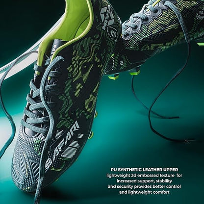 NIVIA Safari Football Shoes for Men (Green)
