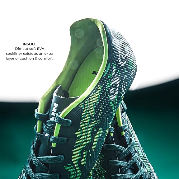 NIVIA Safari Football Shoes for Men (Green)