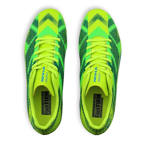 Nivia Dagger Football Shoes for Men (Green)