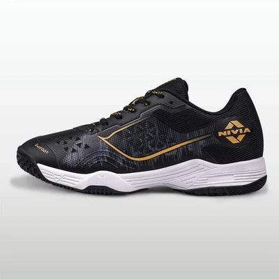 Nivia Hy-Court 3.0 Badminton Non Marking Shoes - Black