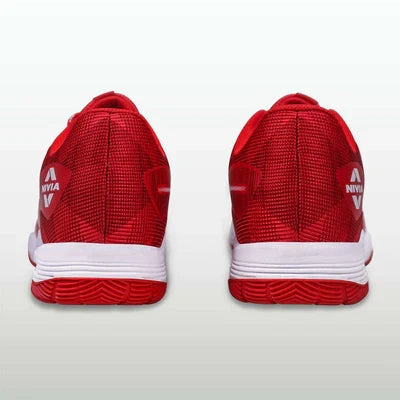 Nivia Hy-Court 3.0 Badminton Non Marking Shoes - Red