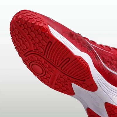 Nivia Hy-Court 3.0 Badminton Non Marking Shoes - Red