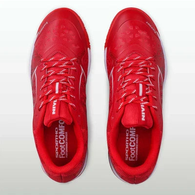 Nivia Hy-Court 3.0 Badminton Non Marking Shoes - Red