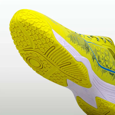 Chaussures Badminton Nivia HY-Court 2.0 Homme - Jaunes, Semelle Duofoam, Antidérapante, Confort Et Stabilité