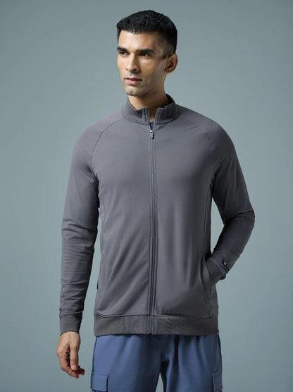 Technosport Mock Neck Jacket PM-98 - Iron Grey