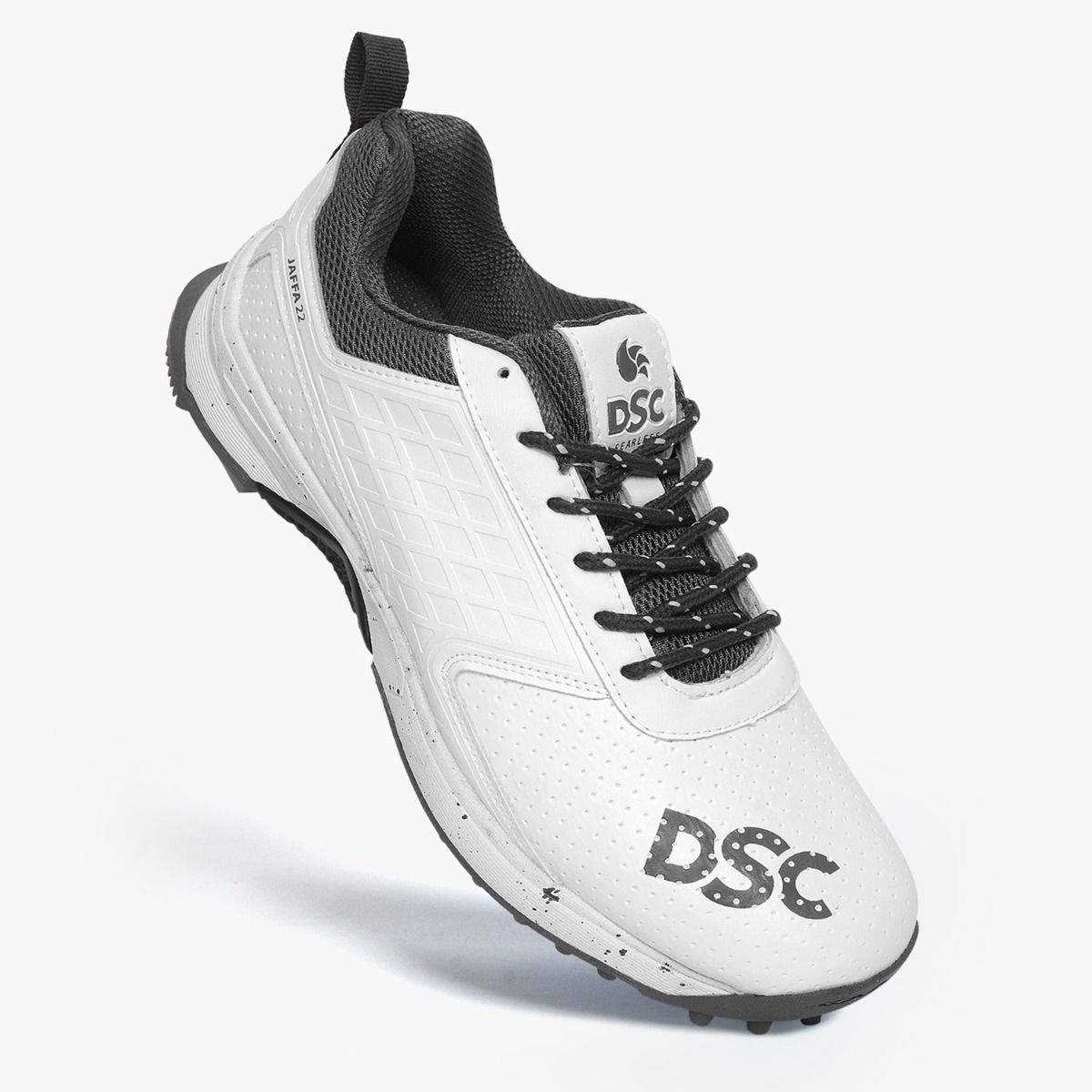 DSC Jaffa 22 Cricket Shoes (White/Grey)