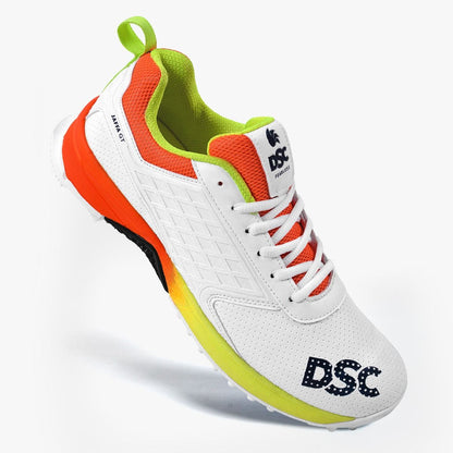 DSC Jaffa GT Cricket Shoes - White/Orange