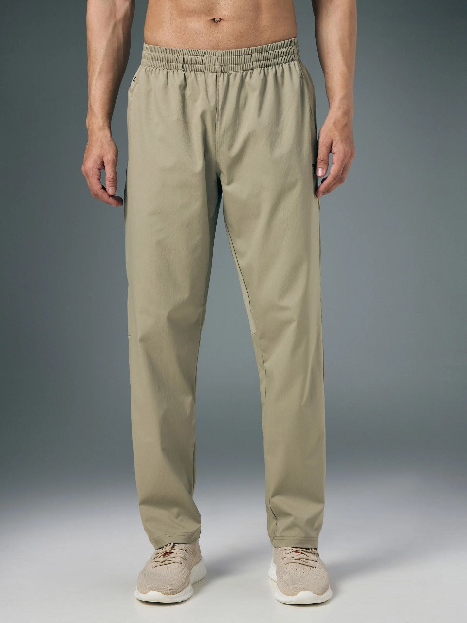 TechnoSport Men's Ragular-Fit Solid Track OR-229 (Khaki)