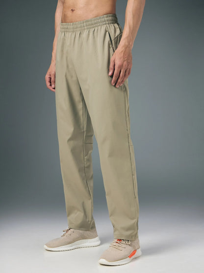 TechnoSport Men's Ragular-Fit Solid Track OR-229 (Khaki)