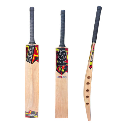 Kushm Sixer King Kashmir Willow Double Blade Scoop Cricket Bat